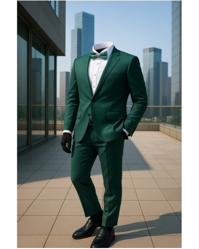 ACCARDO – Abito Uomo Beck Verde Prato in Tela Flex